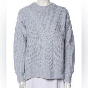 La Ligne Scotia Cashmere Sweater in Light Blue